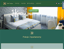 Tablet Screenshot of hotel-krajna.pl